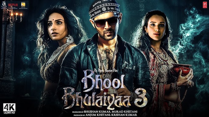 Bhool Bhulaiyaa 3 (2024) Hindi  Horror Netflix WEB-DL 720P